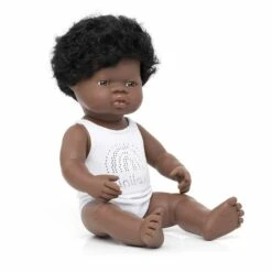 Poupée Garçon - Africain - 38 Cm