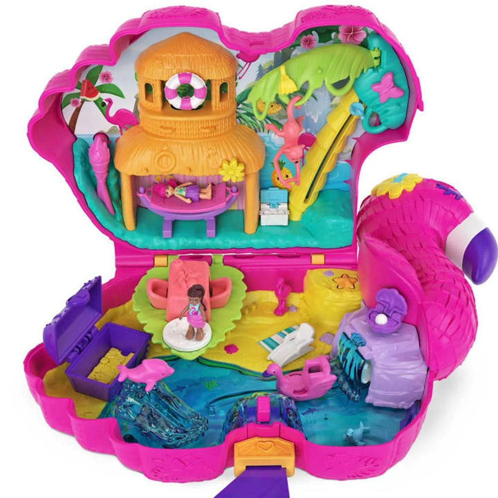 MATTEL Coffret Polly Pocket : Flamant Rose Surprises 1 MATTEL Coffret Polly Pocket : Flamant Rose Surprises
