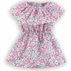 Vêtement Pour Poupée Ma Corolle 36 Cm : Robe Fleurie Rose