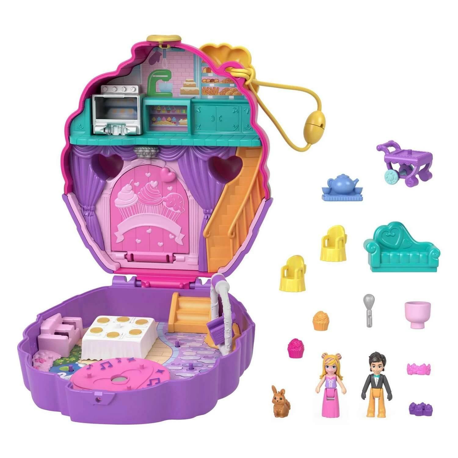 MATTEL Coffret Polly Pocket : Coffret Cupcake 1 MATTEL Coffret Polly Pocket : Coffret Cupcake