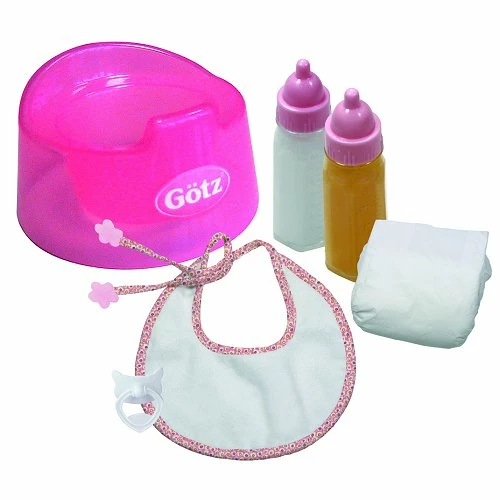 Accessoires De Poupées : Götz Boutique : Coffret Repas Et Hygiène : Basique 1 Accessoires De Poupées : Götz Boutique : Coffret Repas Et Hygiène : Basique