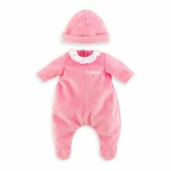Vêtements Pour Grands Poupons 36 Cm Mon Classique Corolle : Pyjama Rose Et Bonnet