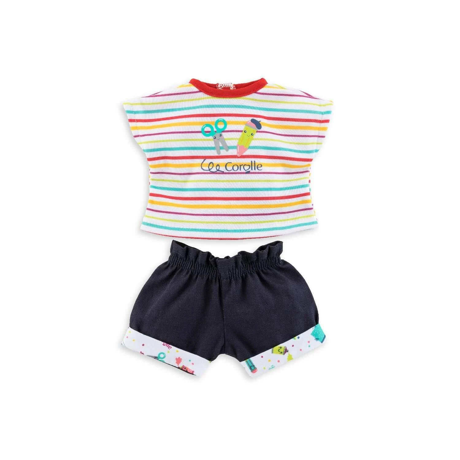 Vêtement Pour Poupée Ma Corolle 36 Cm : Short & T-shirt Petit Artiste 1 Vêtement Pour Poupée Ma Corolle 36 Cm : Short & T-shirt Petit Artiste