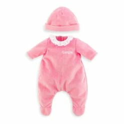Corolle Vêtements Pour Petit Poupon 30 Cm : Pyjama Rose Et Bonnet