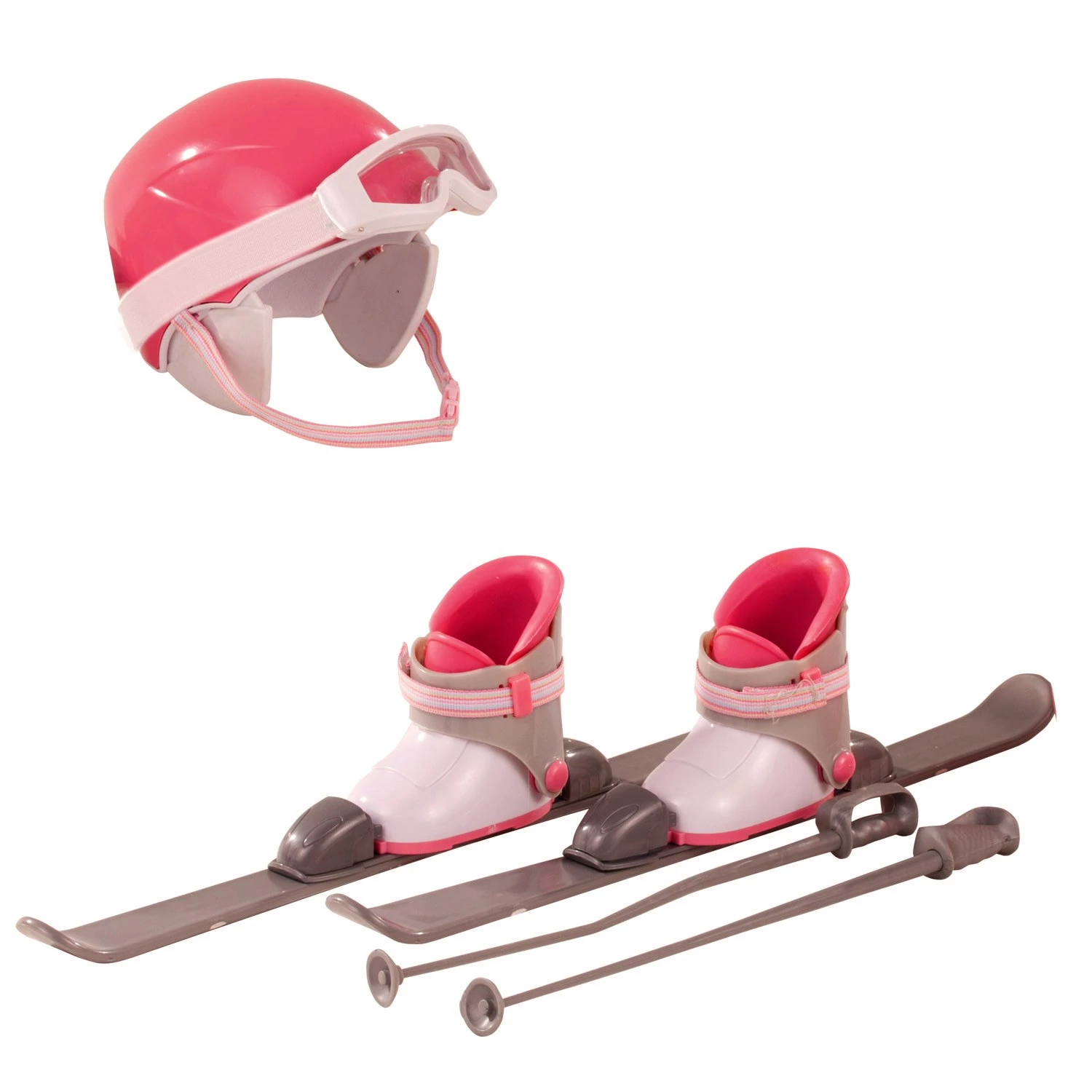 Accessoires Pour Poupées De 45 Cm : Set De Ski 1 Accessoires Pour Poupées De 45 Cm : Set De Ski