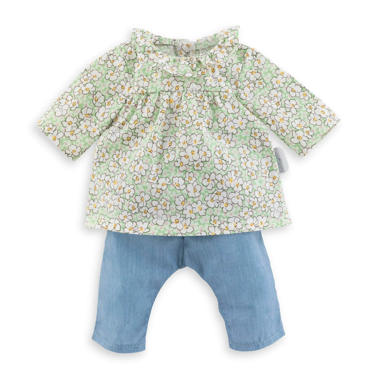 Corolle Vêtements Pour Petit Poupon 30 Cm : Blouse Et Pantalon 1 Corolle Vêtements Pour Petit Poupon 30 Cm : Blouse Et Pantalon