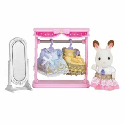 Sylvanian Families Sylvanian Family 5236 : Dressing Et Figurine Lapin Chocolat