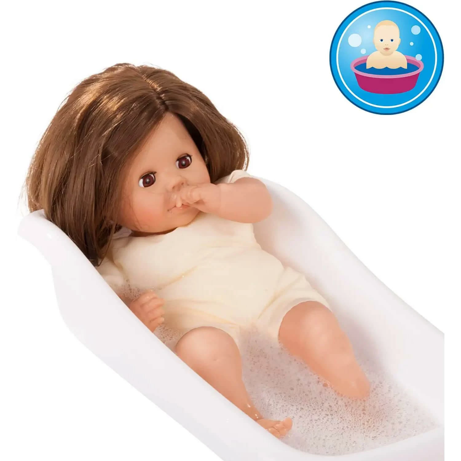Poupée Cosy Aquini 33 Cm : Tenue Estivale à Rayures 2 Poupée Cosy Aquini 33 Cm : Tenue Estivale à Rayures – Image 2