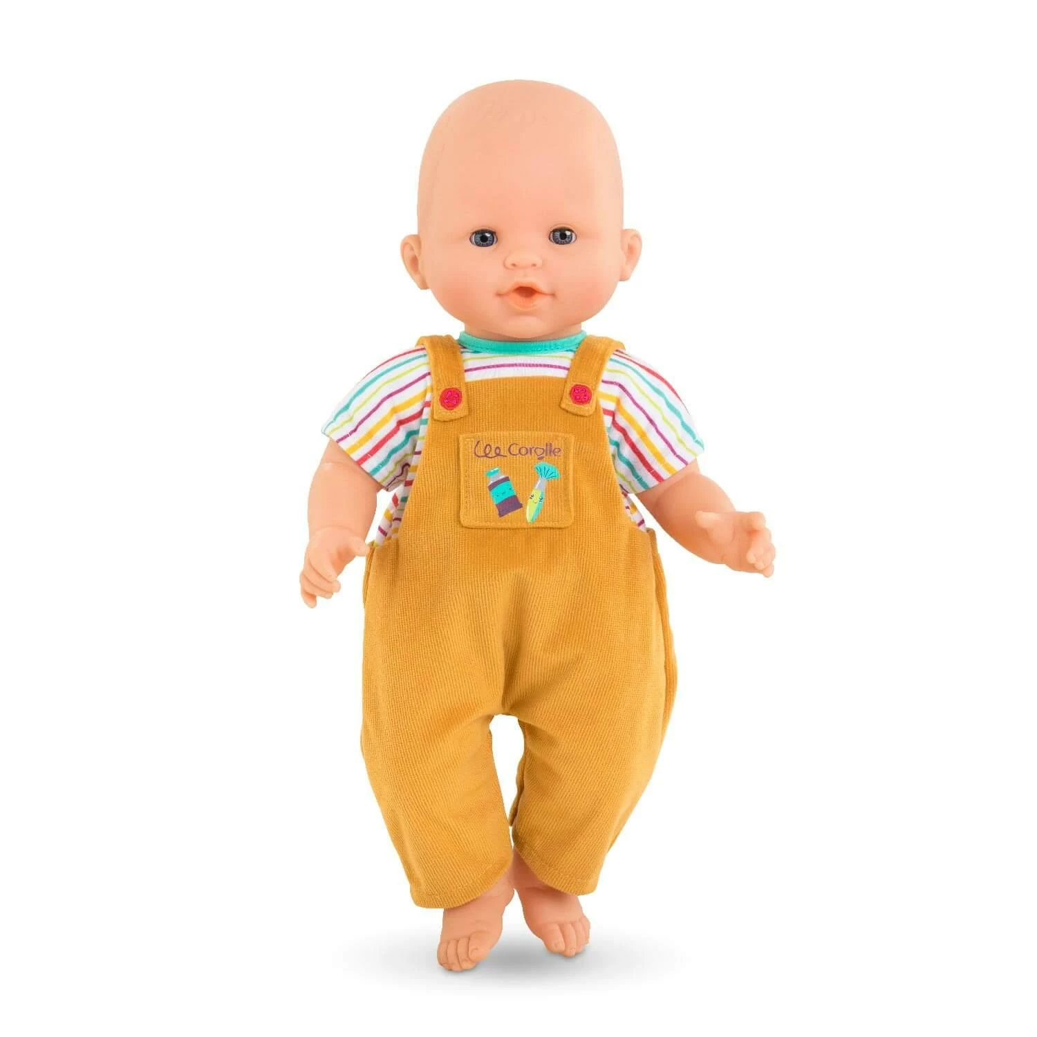 Vêtement Pour Grand Poupon Corolle 36 Cm : T-shirt Et Salopette Petit Artiste 2 Vêtement Pour Grand Poupon Corolle 36 Cm : T-shirt Et Salopette Petit Artiste – Image 2