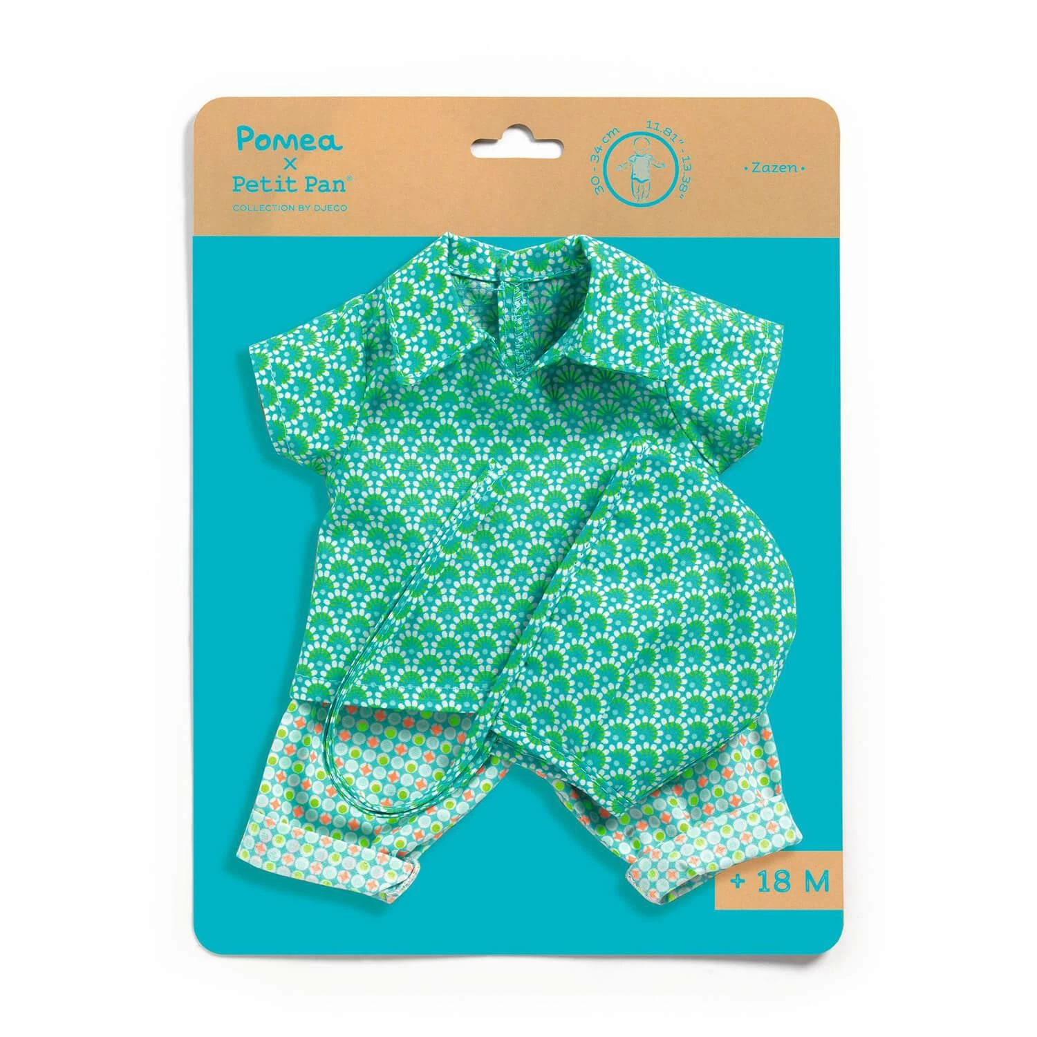 Djeco Vêtements Pour Poupon Poméa : Zazen 2 Djeco Vêtements Pour Poupon Poméa : Zazen – Image 2