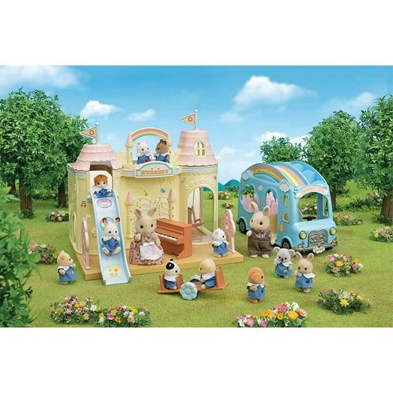 Sylvanian Families Sylvanian Family 5317 : Le Bus Arc-en-ciel 2 Sylvanian Families Sylvanian Family 5317 : Le Bus Arc-en-ciel – Image 2