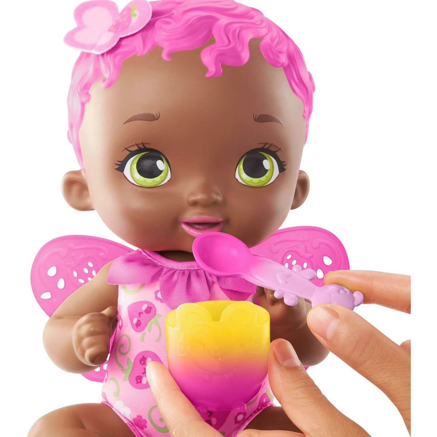 MATTEL Poupon My Garden Baby : Bébé Papillon Fraise Se Régale 2 MATTEL Poupon My Garden Baby : Bébé Papillon Fraise Se Régale – Image 2