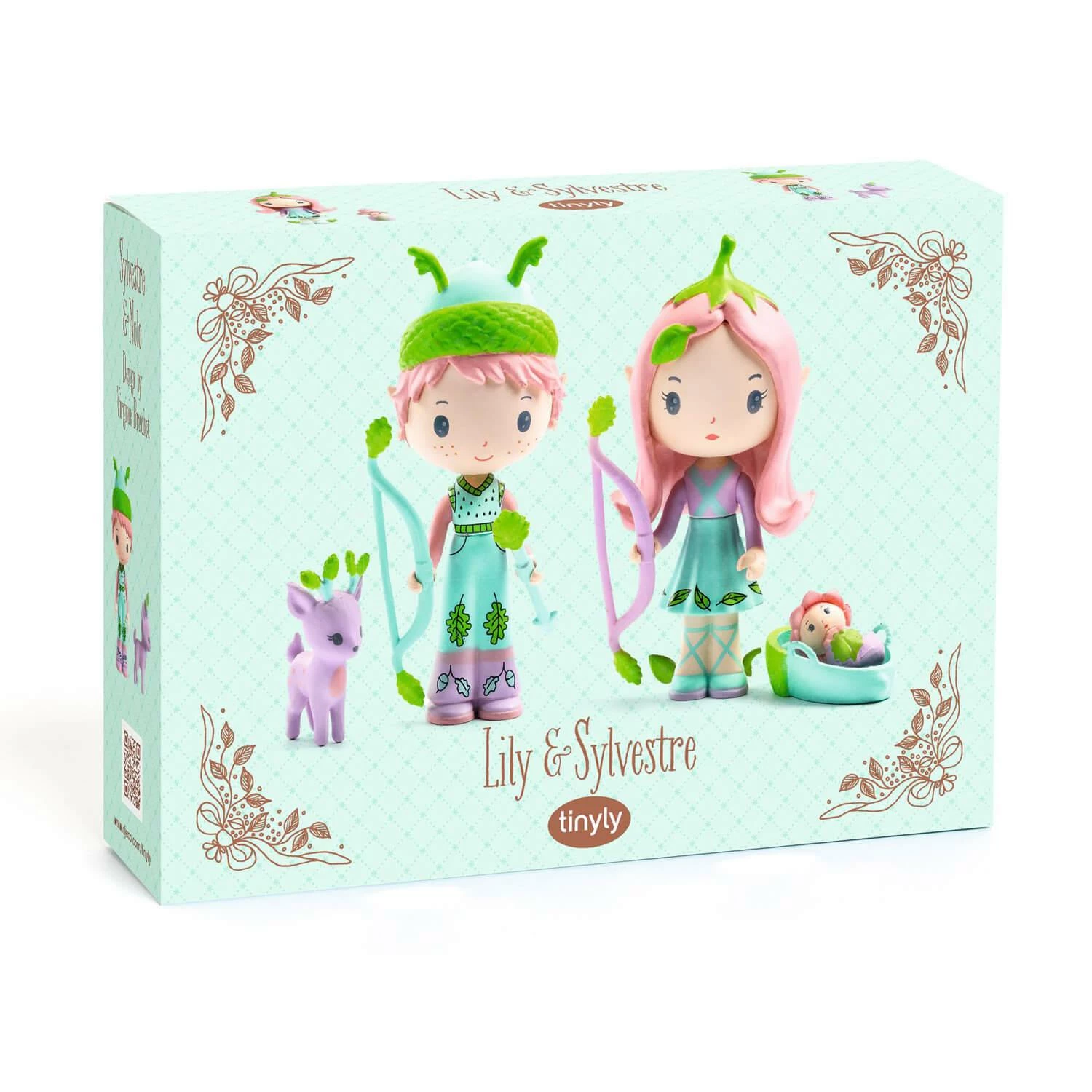 Djeco Figurines Tinyly : Lily Et Sylvestre 2 Djeco Figurines Tinyly : Lily Et Sylvestre – Image 2