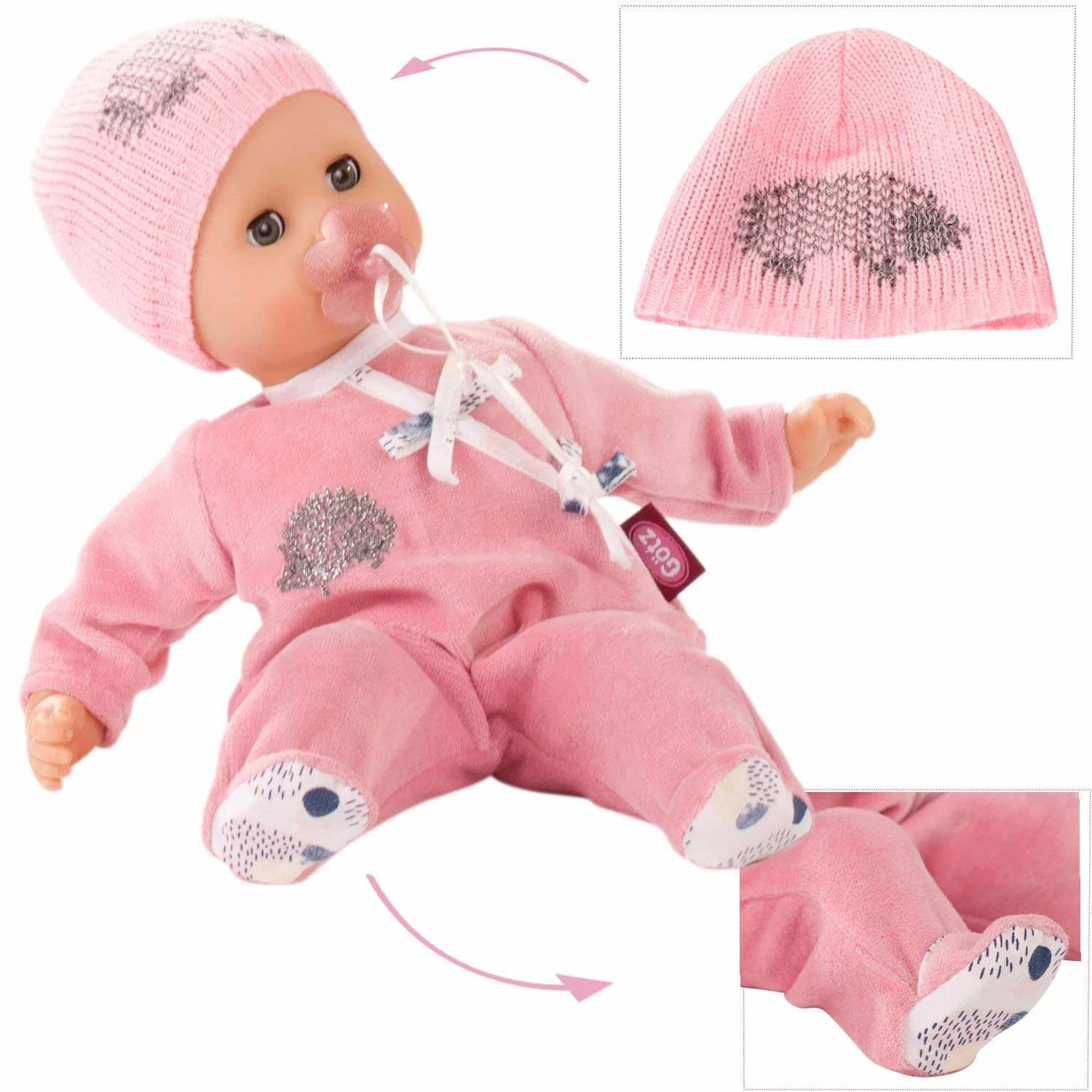 Poupée Muffin 33 Cm : Hérisson 2 Poupée Muffin 33 Cm : Hérisson – Image 2