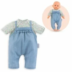 Corolle Vêtements Pour Petit Poupon 30 Cm : Blouse Et Salopette -Boutique Djeco p3 FULL 159