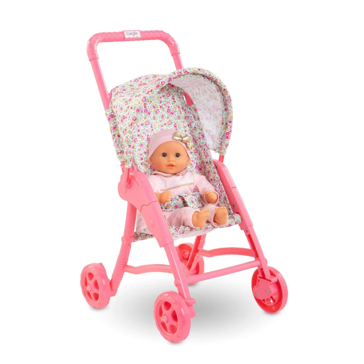 Corolle Accessoire Pour Petit Poupon 30 Cm : Poussette Fleurie 3 Corolle Accessoire Pour Petit Poupon 30 Cm : Poussette Fleurie – Image 3