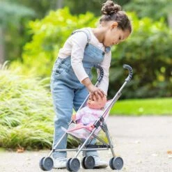 Accessoires Pour Poupon Corolle 36/42/52 Cm : Poussette Canne Rose 7 Accessoires Pour Poupon Corolle 36/42/52 Cm : Poussette Canne Rose -Boutique Djeco p3 FULL 222