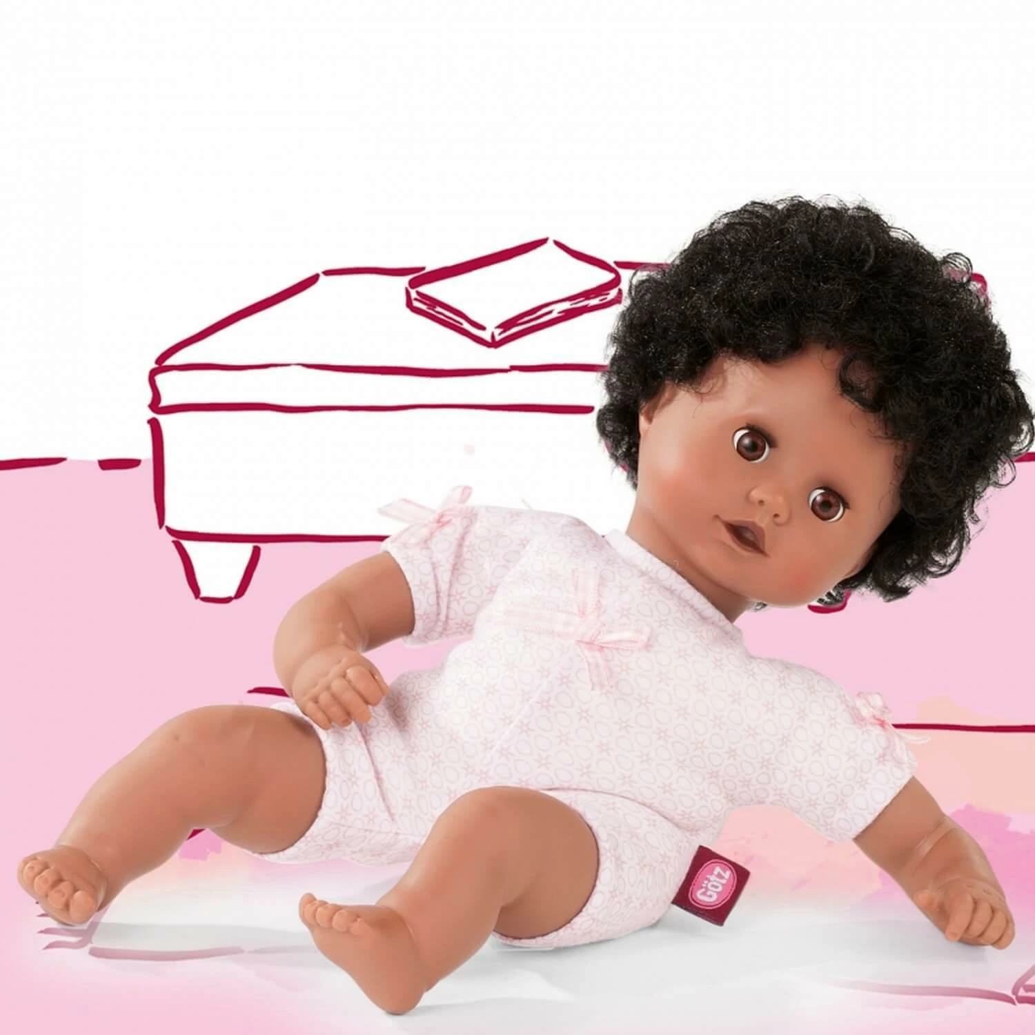 Poupée Muffin 33 Cm : Métisse 4 Poupée Muffin 33 Cm : Métisse – Image 4