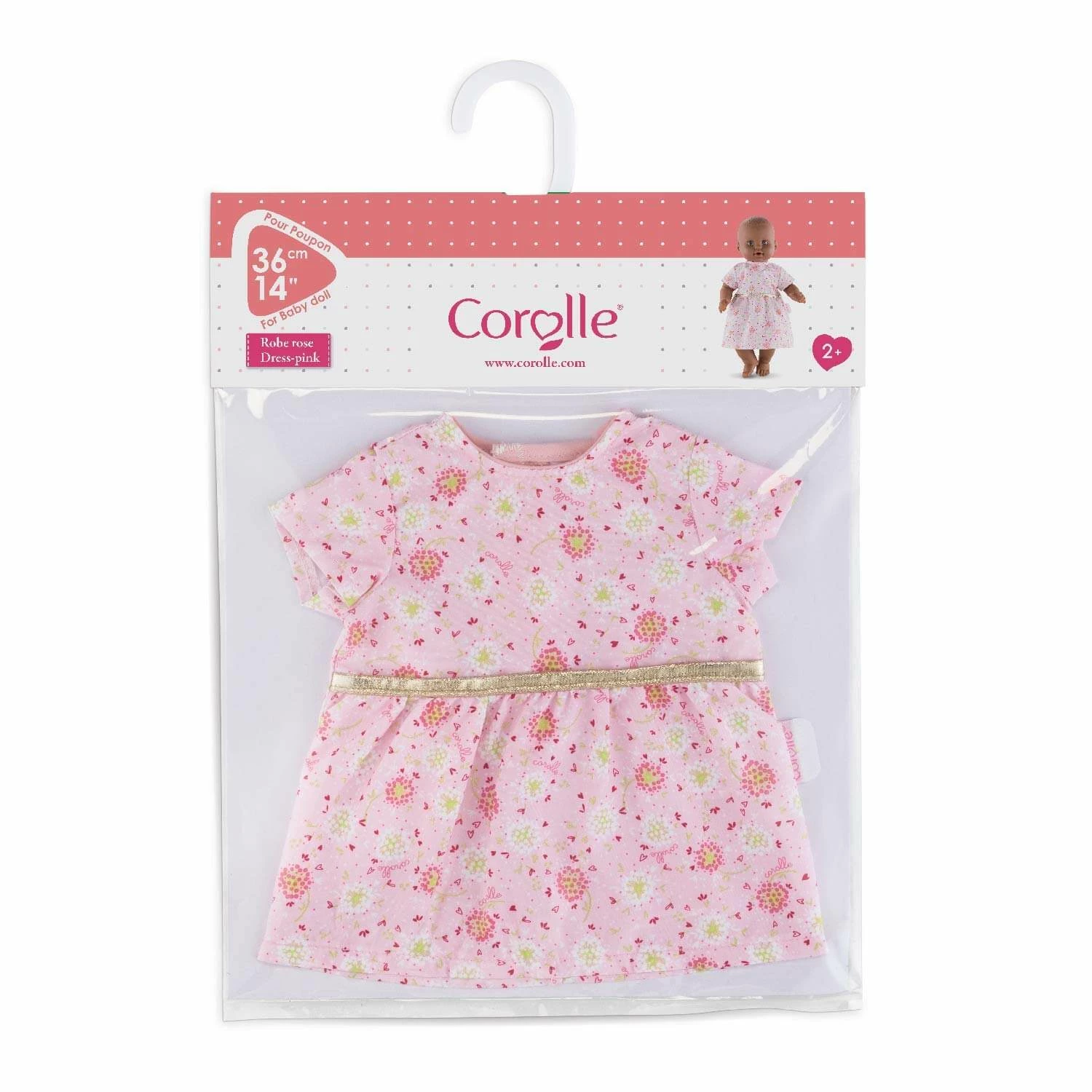 Vêtement Pour Mon Grand Poupon Corolle 36 Cm : Robe Rose 4 Vêtement Pour Mon Grand Poupon Corolle 36 Cm : Robe Rose – Image 4