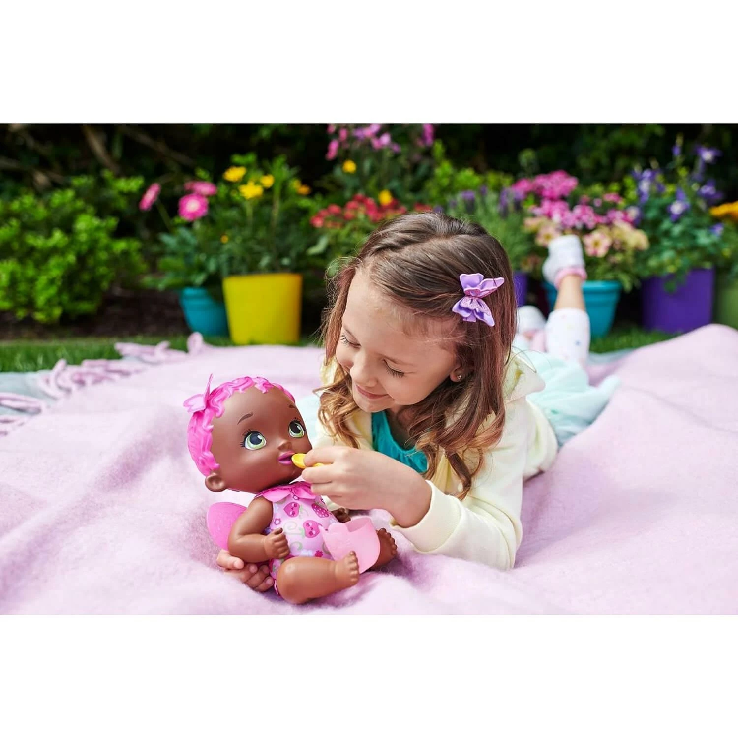 MATTEL Poupon My Garden Baby : Bébé Papillon Fraise Se Régale 4 MATTEL Poupon My Garden Baby : Bébé Papillon Fraise Se Régale – Image 4