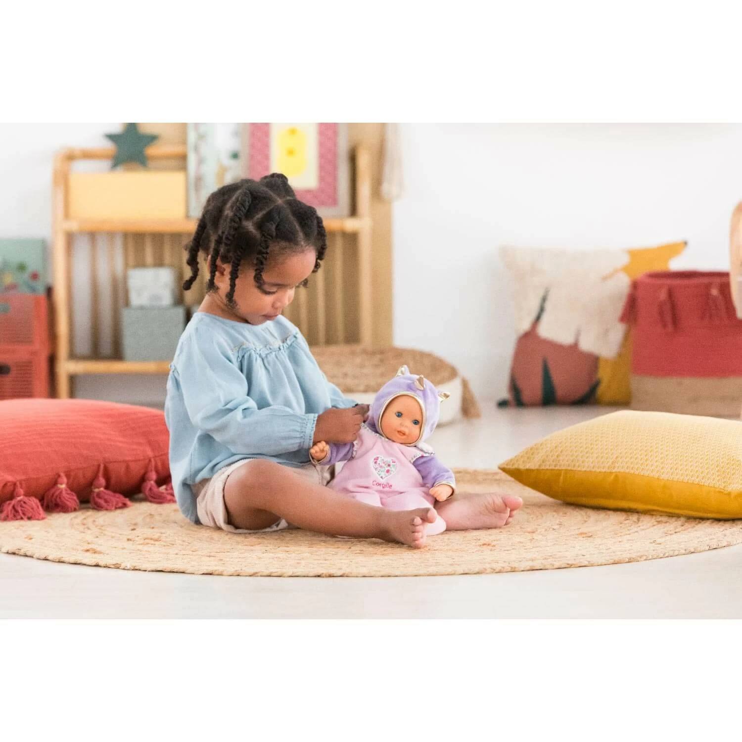 Vêtement Pour Poupon 30 Cm Corolle : Turbulette Fleurie 4 Vêtement Pour Poupon 30 Cm Corolle : Turbulette Fleurie – Image 4