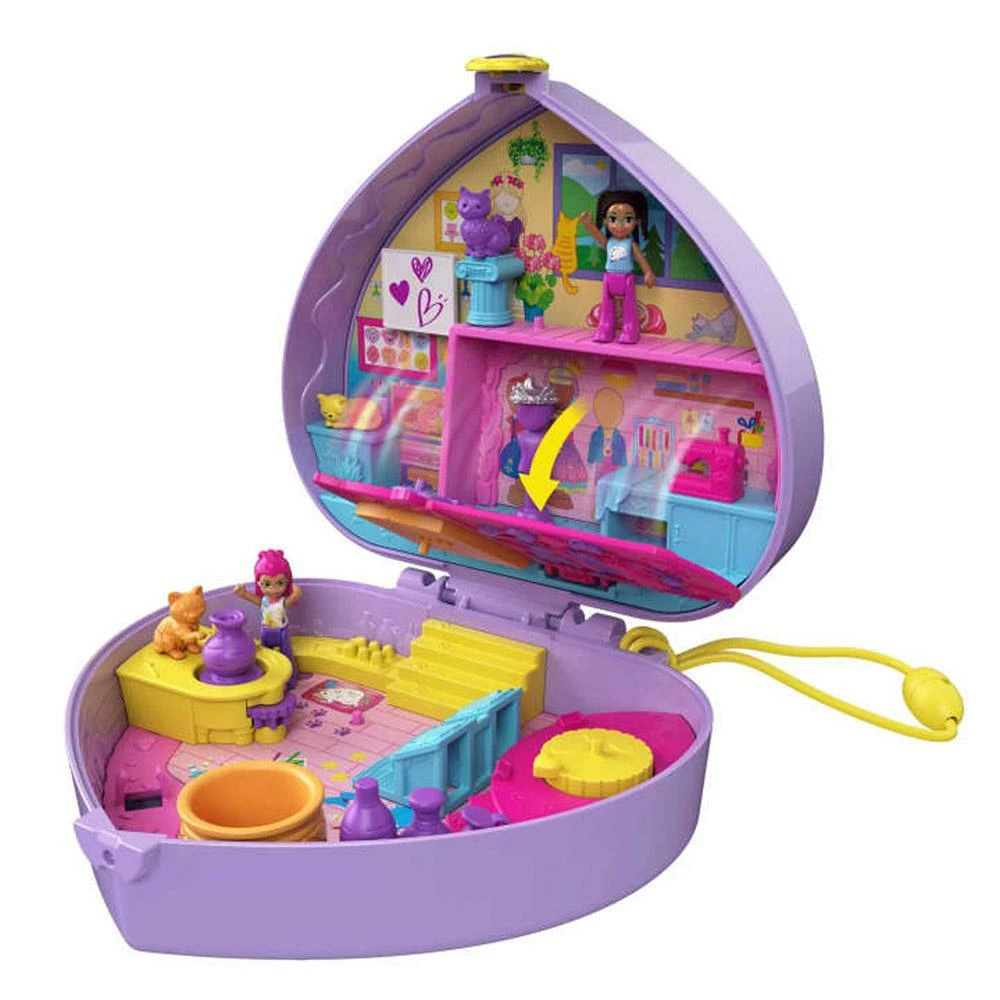 MATTEL Coffret Polly Pocket : Atelier De Peinture 4 MATTEL Coffret Polly Pocket : Atelier De Peinture – Image 4