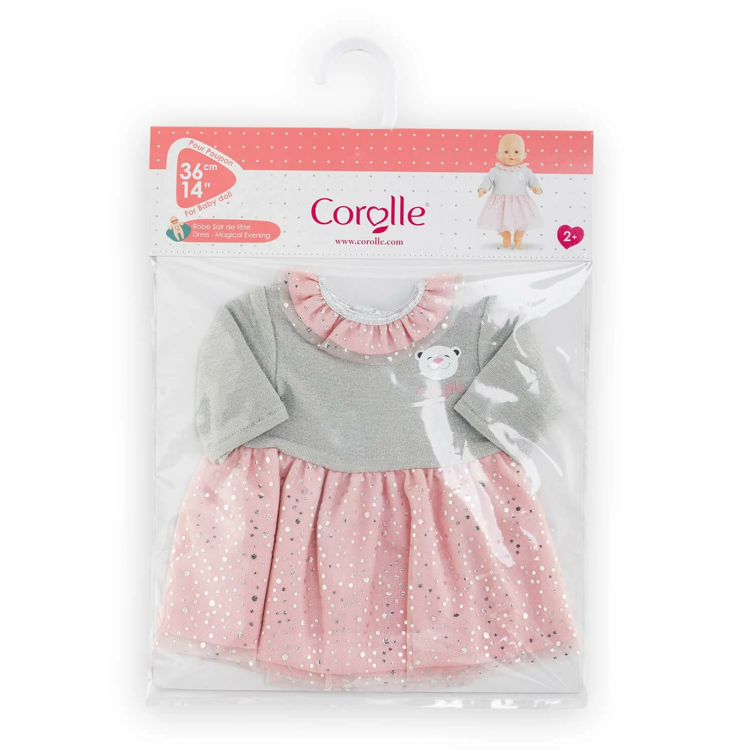 Vêtement Pour Mon Grand Poupon Corolle 36 Cm : Robe Soir De Fête 5 Vêtement Pour Mon Grand Poupon Corolle 36 Cm : Robe Soir De Fête – Image 5