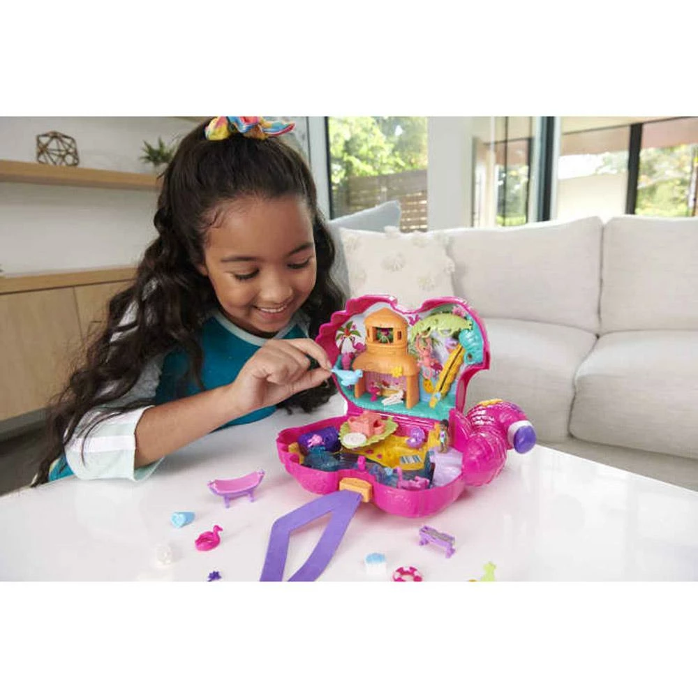 MATTEL Coffret Polly Pocket : Flamant Rose Surprises 5 MATTEL Coffret Polly Pocket : Flamant Rose Surprises – Image 5