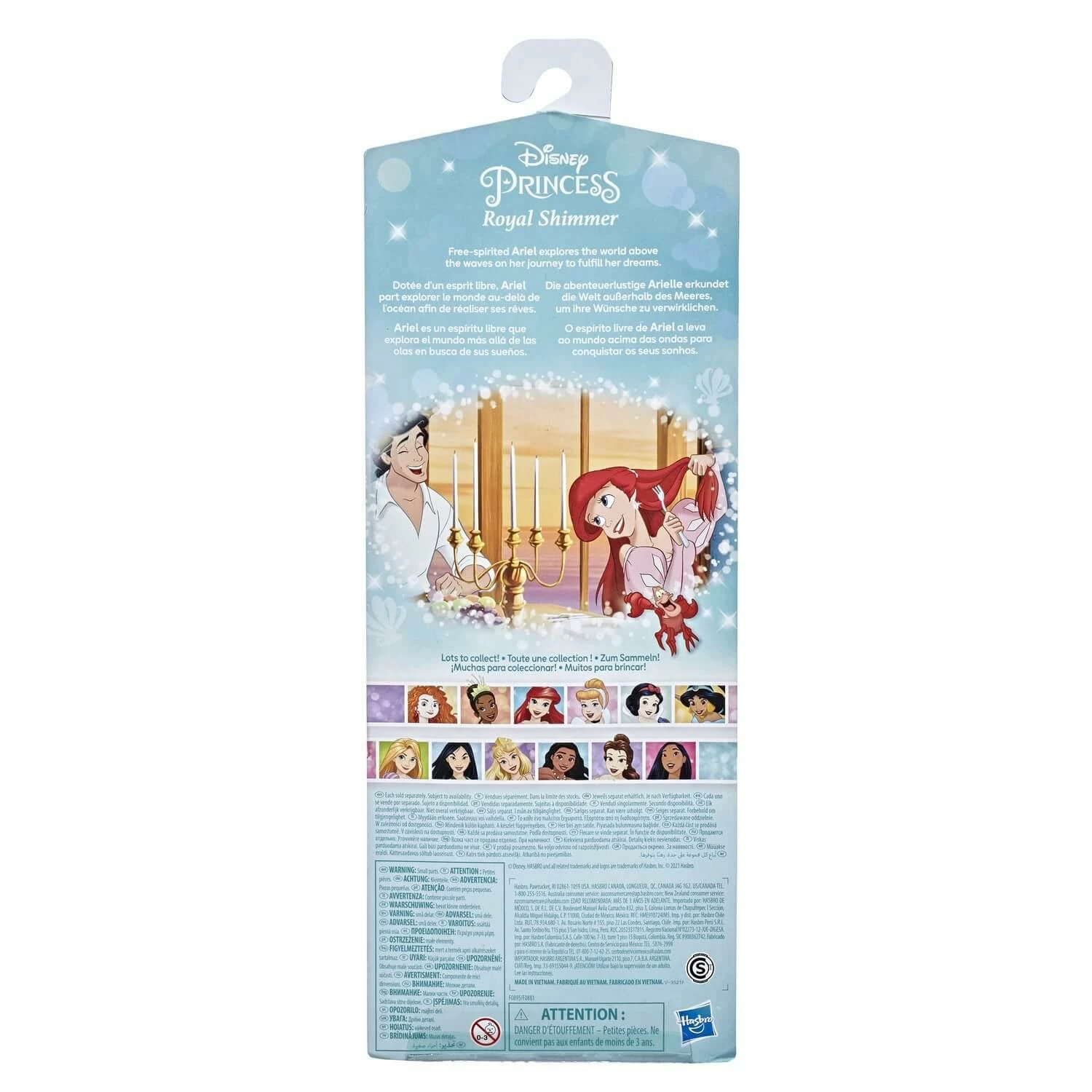 Hasbro Poupée Disney Princesses Poussière D'étoiles - Poupée Ariel 5 Hasbro Poupée Disney Princesses Poussière D'étoiles - Poupée Ariel – Image 5