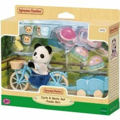 Sylvanian Families Sylvanian Family 5652 : La Fille Panda, Son Vélo Et Sa Remorque -Boutique Djeco p5 FULL 62