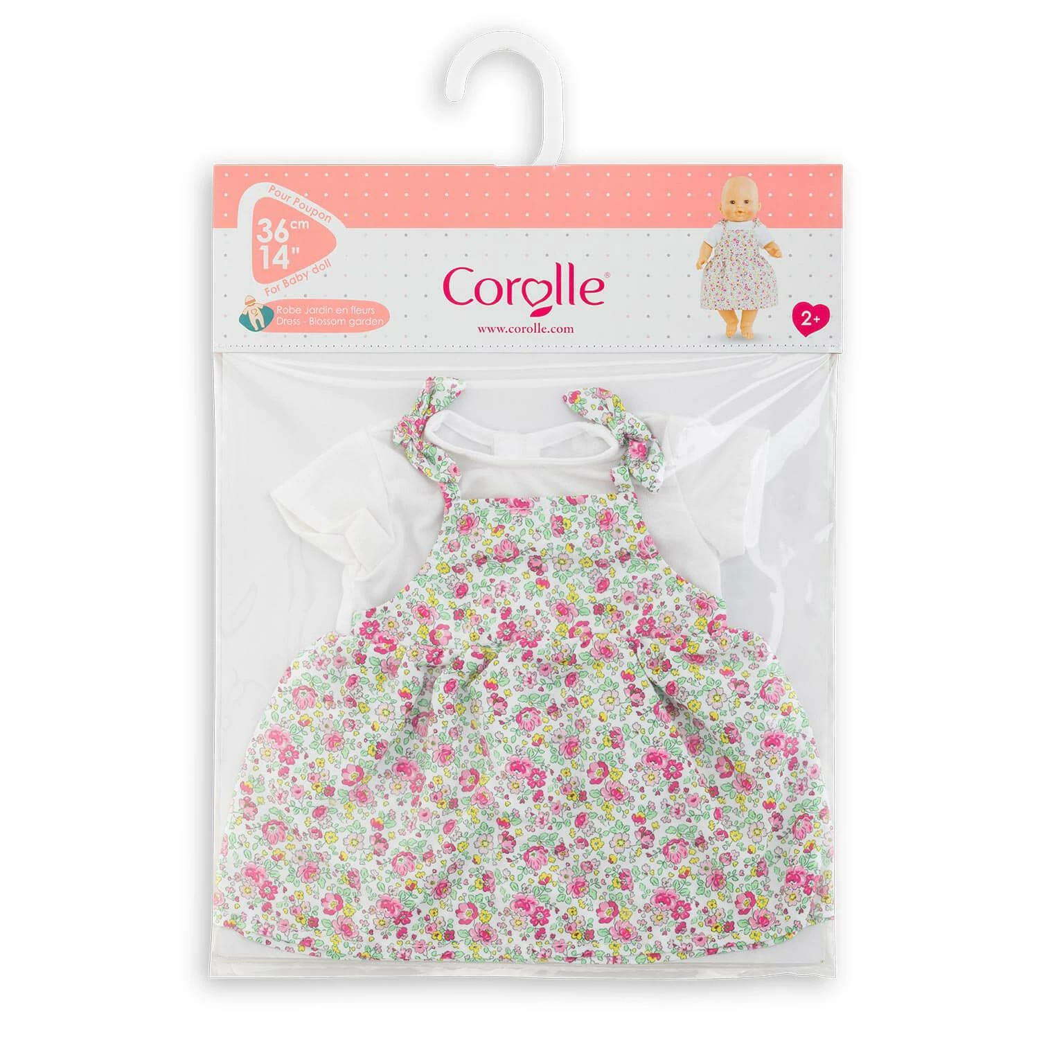 Vêtement Pour Grands Poupons 36 Cm Mon Classique Corolle : Robe Jardin En Fleurs 5 Vêtement Pour Grands Poupons 36 Cm Mon Classique Corolle : Robe Jardin En Fleurs – Image 5