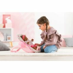 Accessoires Mon Grand Poupon Corolle : Porte-poupon Fleuri Pour Poupon 36 Et 42 Cm -Boutique Djeco p5 FULL 93