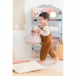 Accessoire Pour Mon Premier Poupon Corolle 30cm : Couffin Fleuri Rose -Boutique Djeco p6 FULL 4