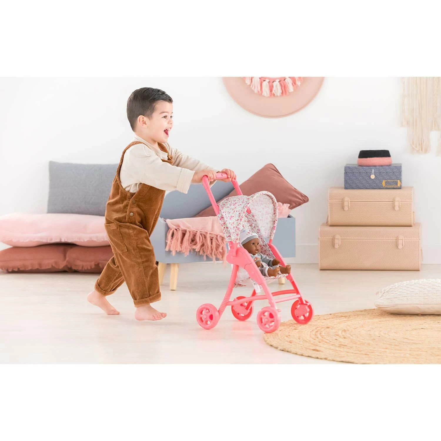 Corolle Accessoire Pour Petit Poupon 30 Cm : Poussette Fleurie 6 Corolle Accessoire Pour Petit Poupon 30 Cm : Poussette Fleurie – Image 6