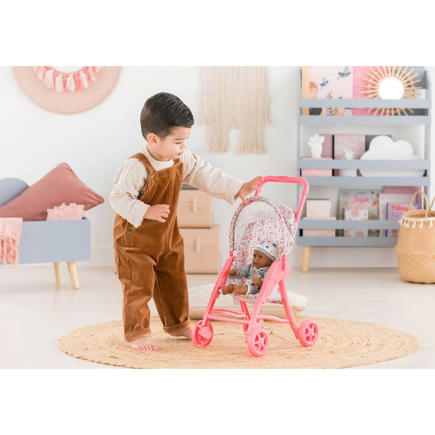 Corolle Accessoire Pour Petit Poupon 30 Cm : Poussette Fleurie 7 Corolle Accessoire Pour Petit Poupon 30 Cm : Poussette Fleurie – Image 7