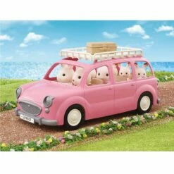 Sylvanian Families 5535 : Le Monospace Rose Et Set De Pique-nique -Boutique Djeco p9 FULL 2